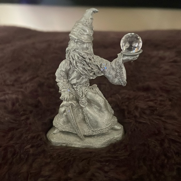 Spoontiques | Accents | Vintage Pewter Wizard Spoontiques | Poshmark